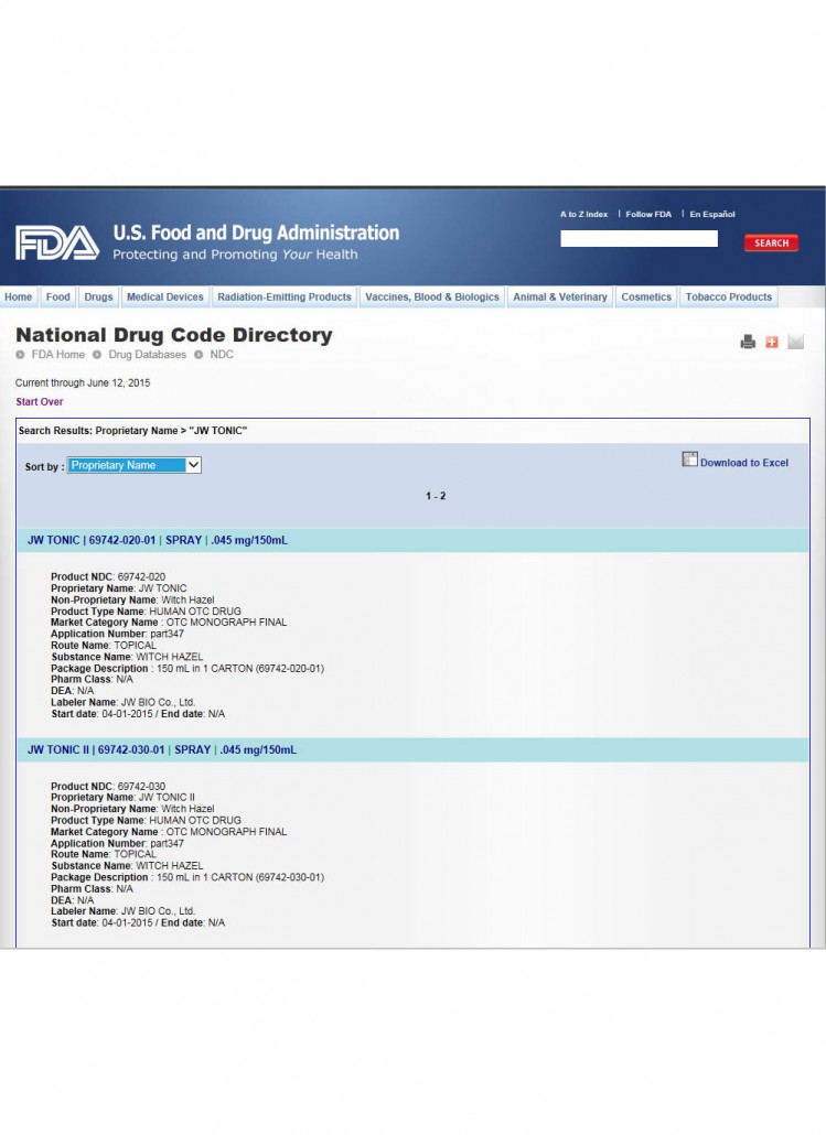 FDA OTC注册